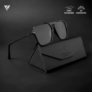 Voyage Exclusive Black Polarized Wayfarer Sunglasses for Men & Women