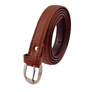 Veteran Women's ,Ladies's, Girl's Belt For Jeans, Women's Belt for Dresses Casual/Formal Belt Free Size (26-36)Brown