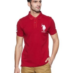 U.S. POLO ASSN. Men's Cotton Regular Fit Numeric Applique Logo Polo T-Shirt