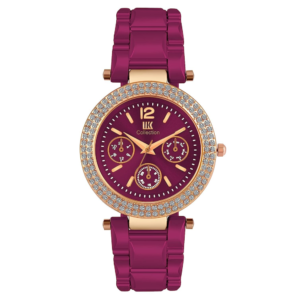 IIK COLLECTION Watches for Women Round Studded Dial Girls watches